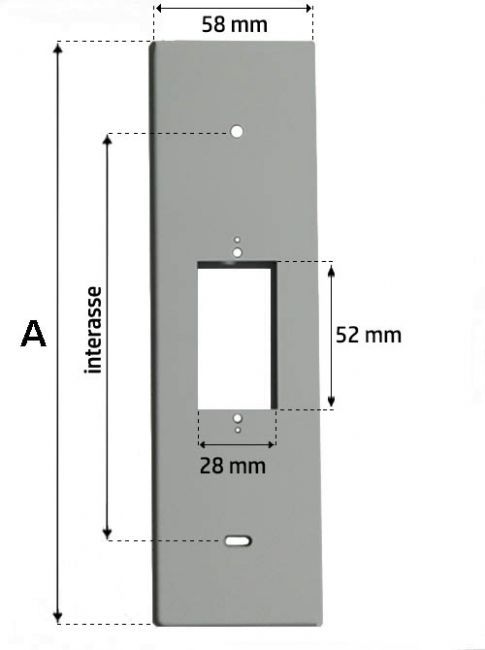 Pulsante per motore SU-GIU stabilizzato Vimar + placca (PLANA)