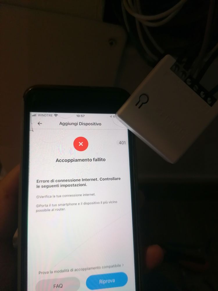 Sonoff mini R2 interruttore smart wifi 1 canale (10A)