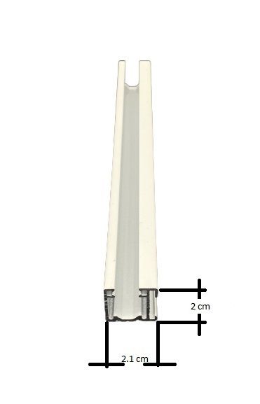 Veneziana frangisole da 80mm con filoguida (C80 cavo)