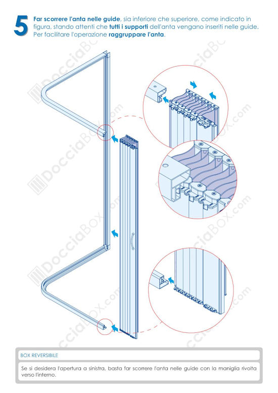 Istruzioni Montaggio Cabina Doccia.Foto 6 Istruzioni Di Montaggio Box Doccia Mod Luna At Apertura Laterale