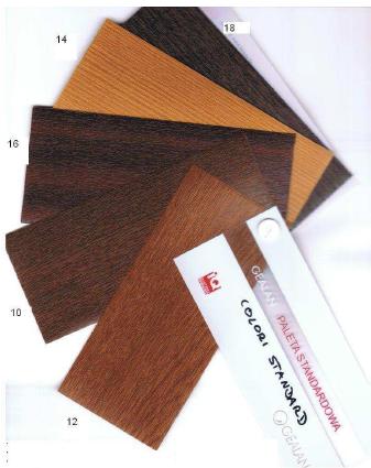 Mazzetta colori infissi pvc